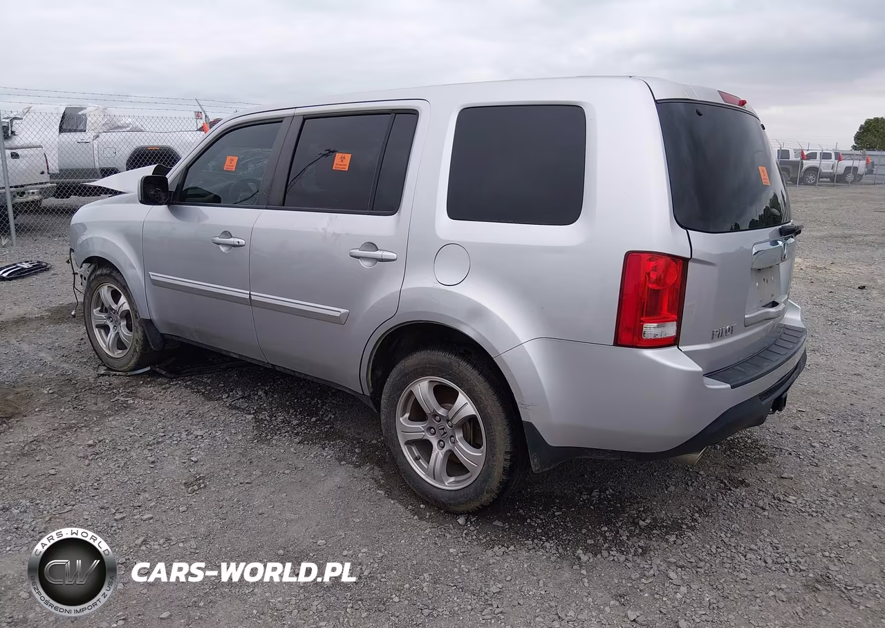 2013 Honda Pilot Ex-L VIN:5FNYF3H51DB025595 - 3
