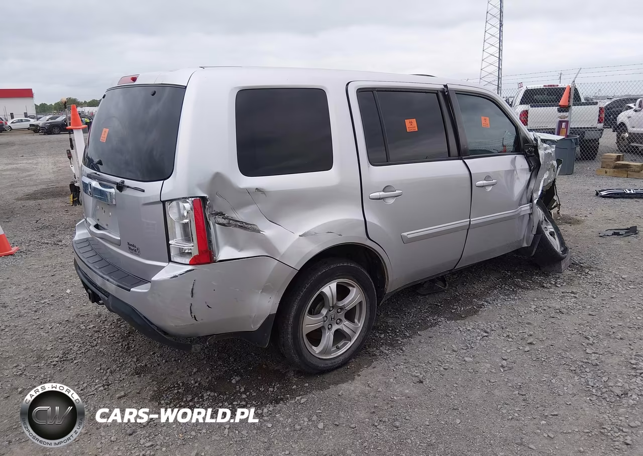 2013 Honda Pilot Ex-L VIN:5FNYF3H51DB025595 - 4