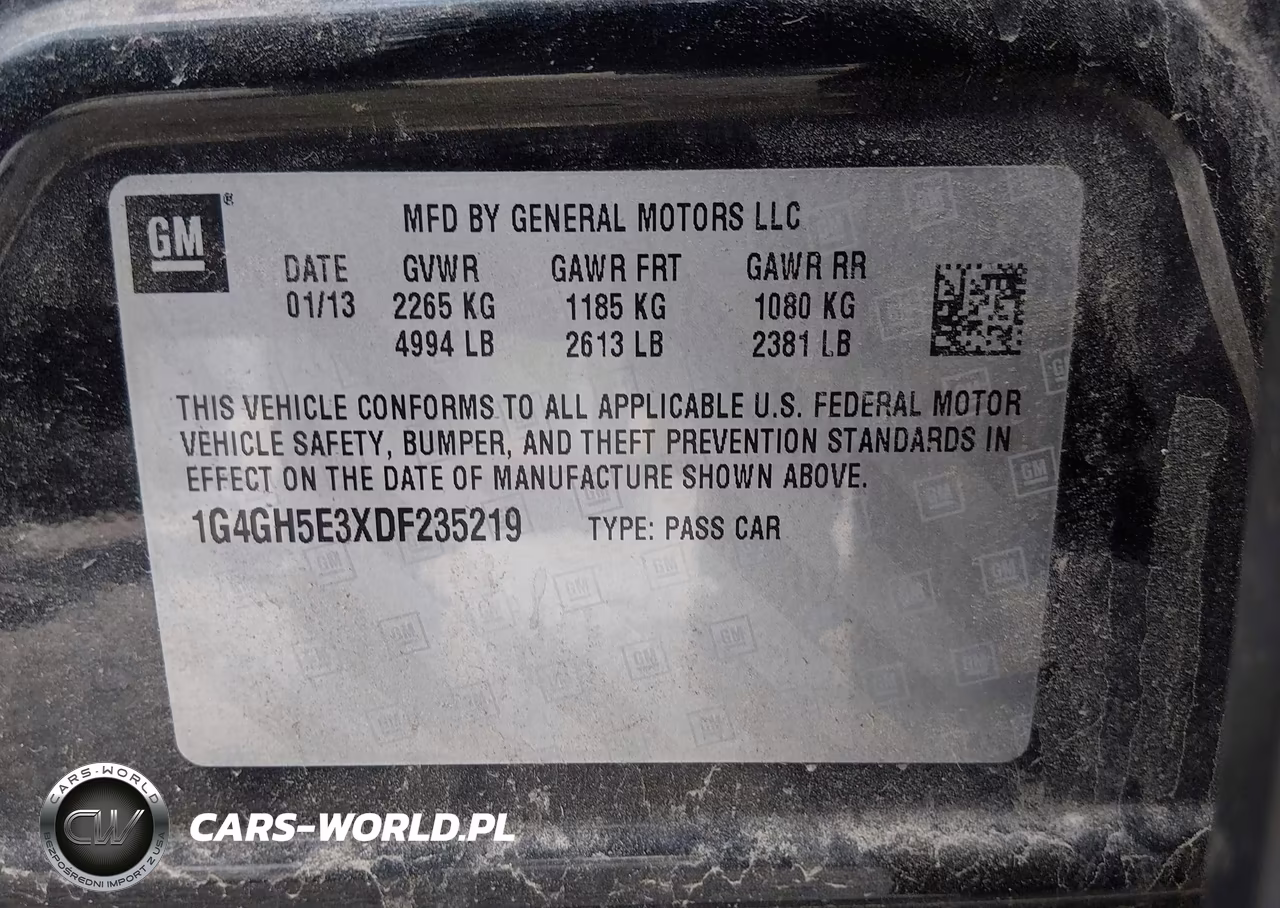 2013 Buick Lacrosse Premium 2 Group VIN:1G4GH5E3XDF235219 - 9