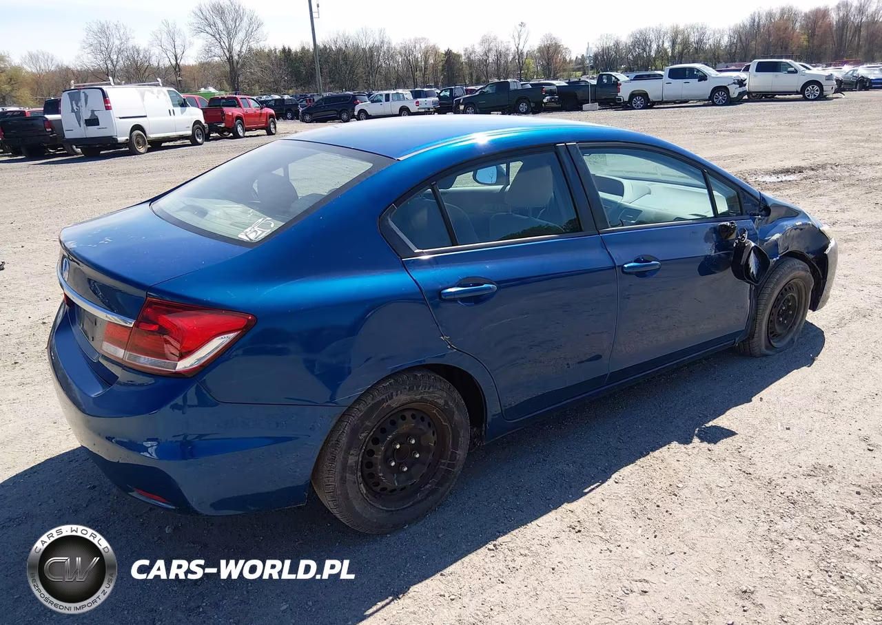 2013 Honda Civic Lx VIN:2HGFB2F5XDH523581 - 4