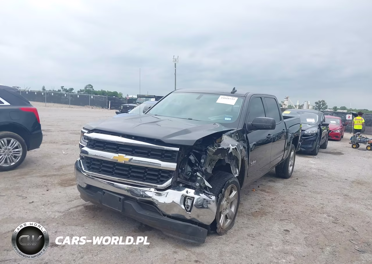 2018 Chevrolet Silverado 1500 1Lt VIN:3GCPCREC0JG588489 - 2