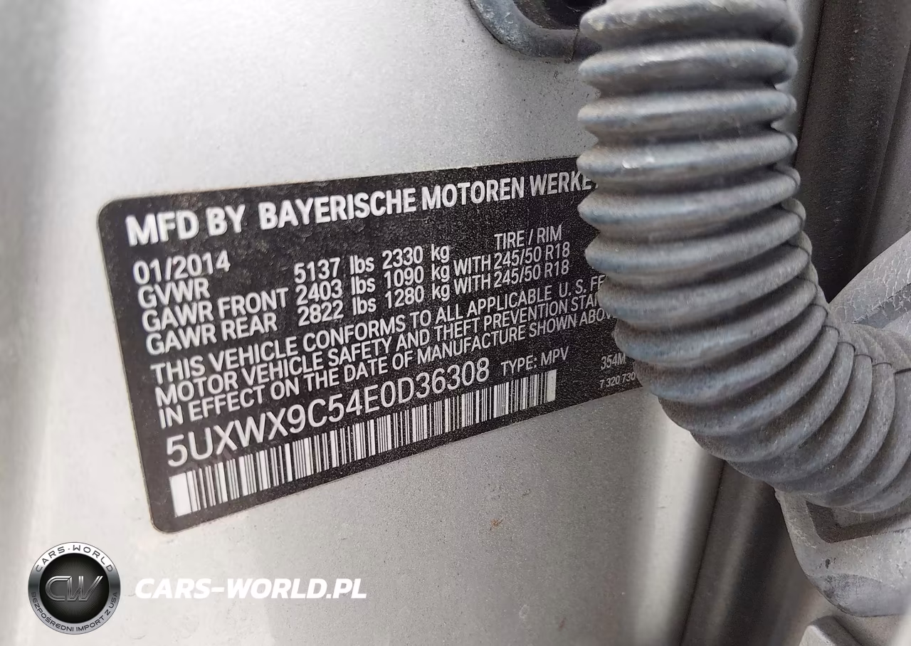 2014 BMW X3 xDrive28I VIN:5UXWX9C54E0D36308 - 9