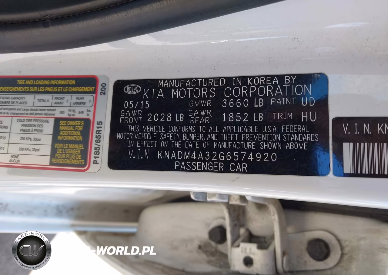 2016 Kia Rio Lx VIN:KNADM4A32G6574920 - 9