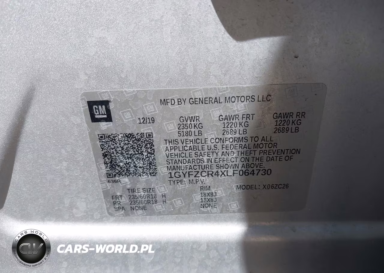 2020 Cadillac Xt4 Fwd Premium Luxury VIN:1GYFZCR4XLF064730 - 9