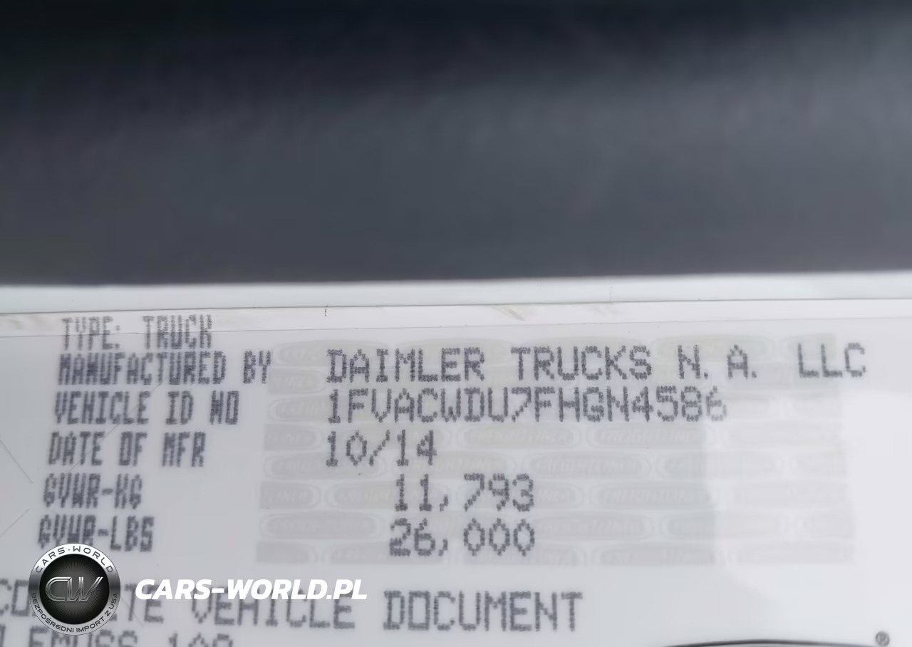 2015 Freightliner M2 106 Medium Duty VIN:1FVACWDU7FHGN4586 - 9