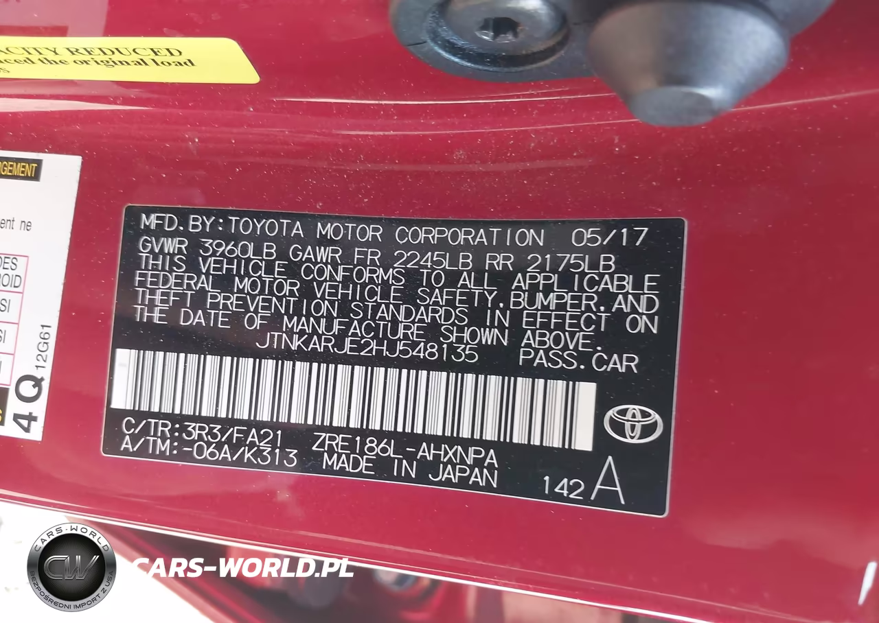 2017 Toyota Corolla Im VIN:JTNKARJE2HJ548135 - 9