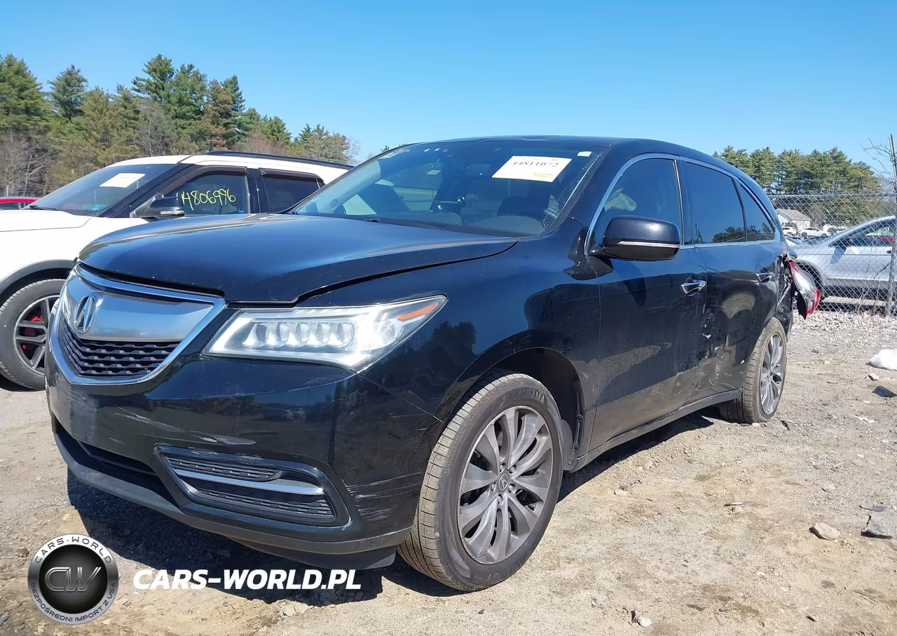 2015 Acura Mdx Technology Package VIN:5FRYD4H46FB001930 - 2