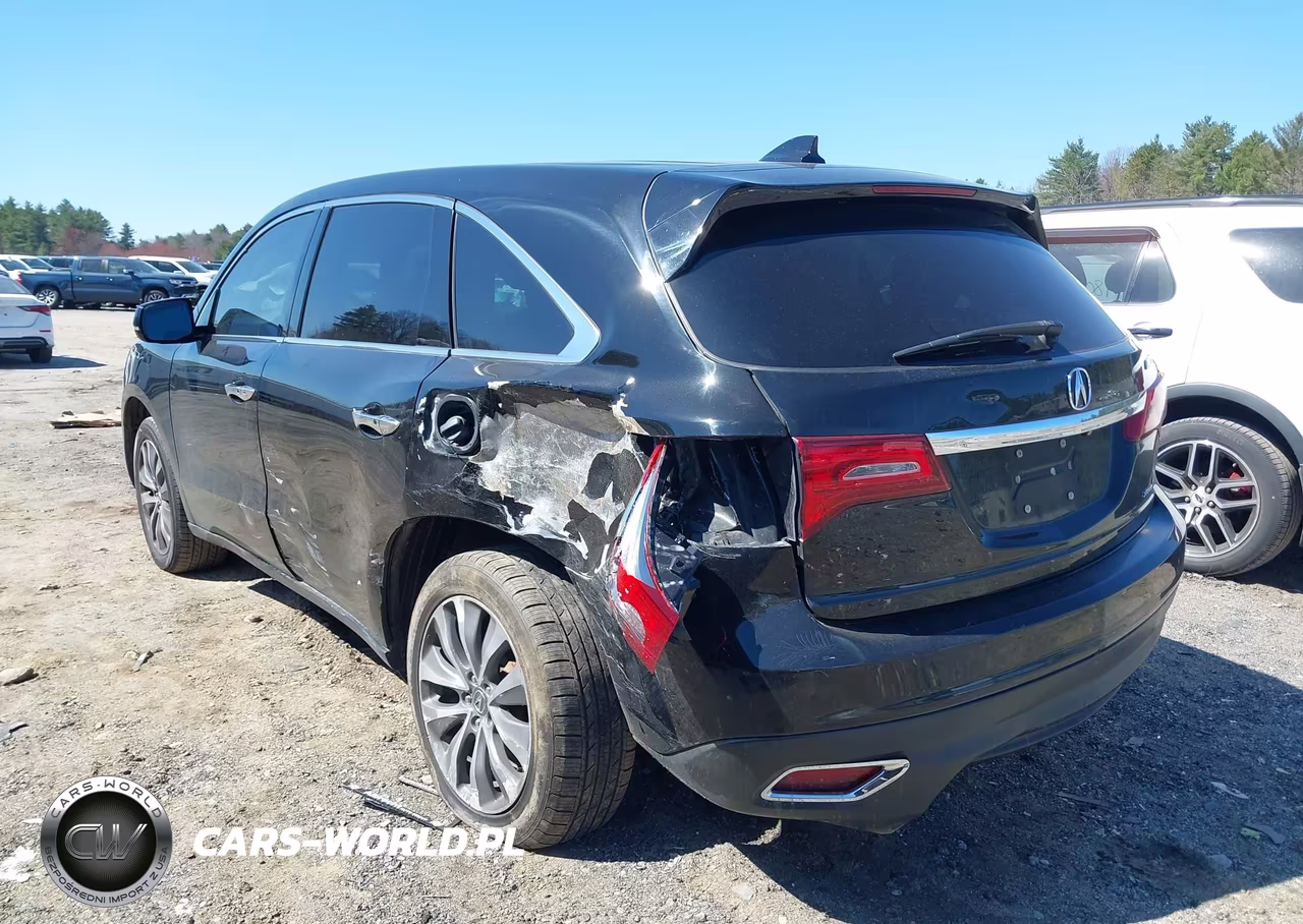 2015 Acura Mdx Technology Package VIN:5FRYD4H46FB001930 - 3