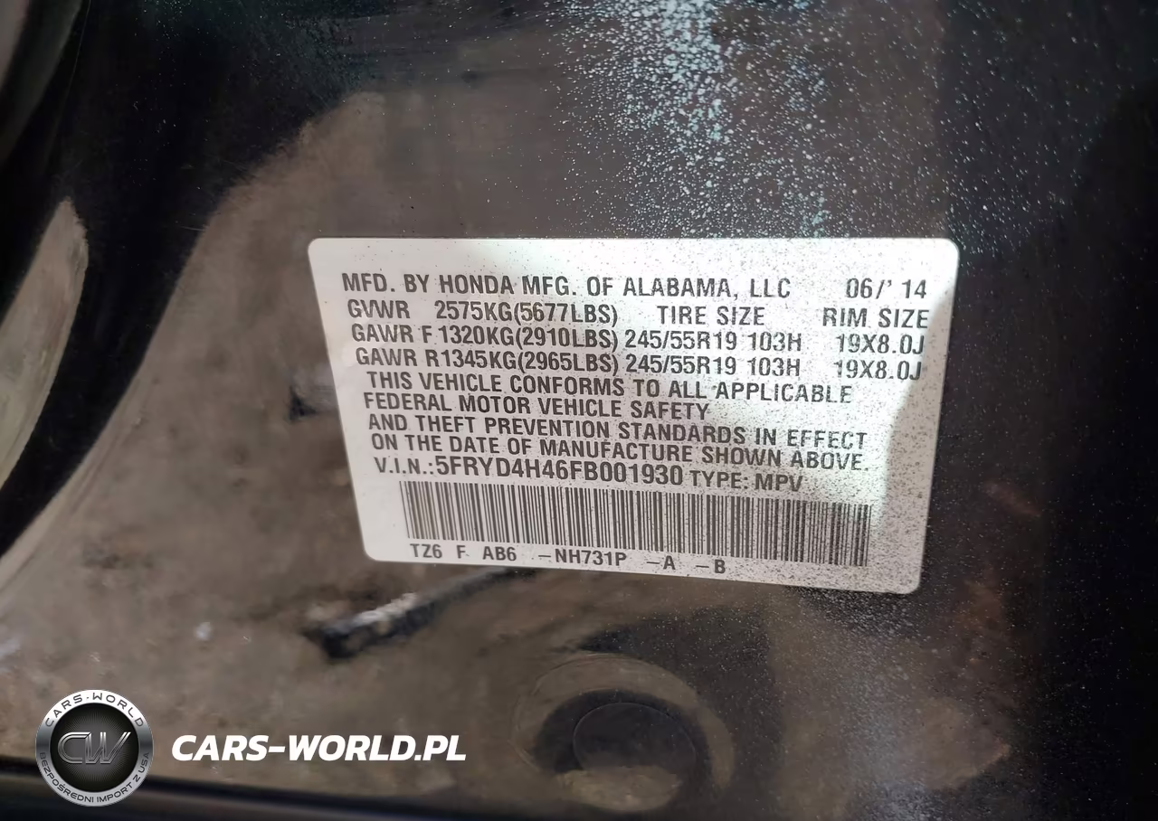 2015 Acura Mdx Technology Package VIN:5FRYD4H46FB001930 - 9
