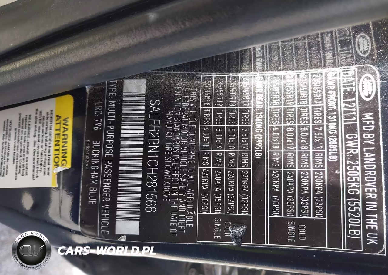 2012 Land Rover Lr2 VIN:SALFR2BN1CH281566 - 9