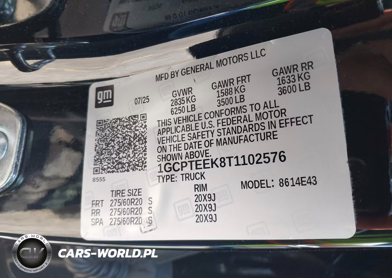 2026 Chevrolet Colorado Trail Boss, 4Wd VIN:1GCPTEEK8T1102576 - 9