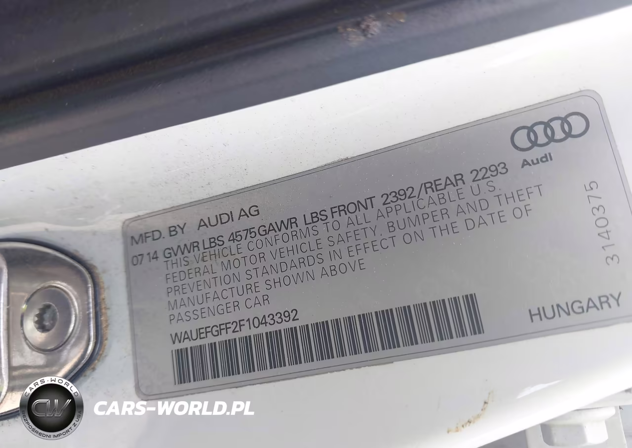 2015 Audi A3 2.0T Premium VIN:WAUEFGFF2F1043392 - 9