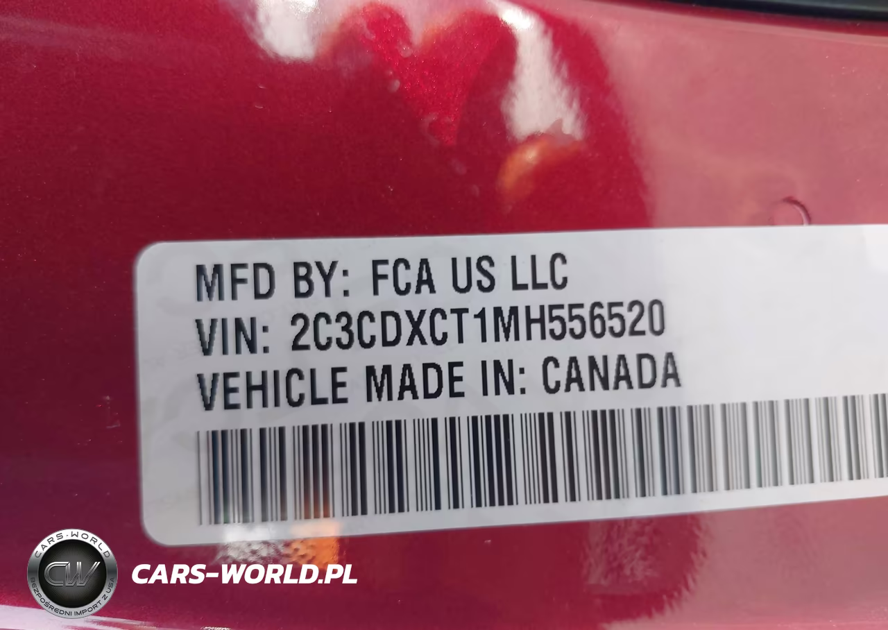 2021 Dodge Charger R-T Rwd VIN:2C3CDXCT1MH556520 - 9
