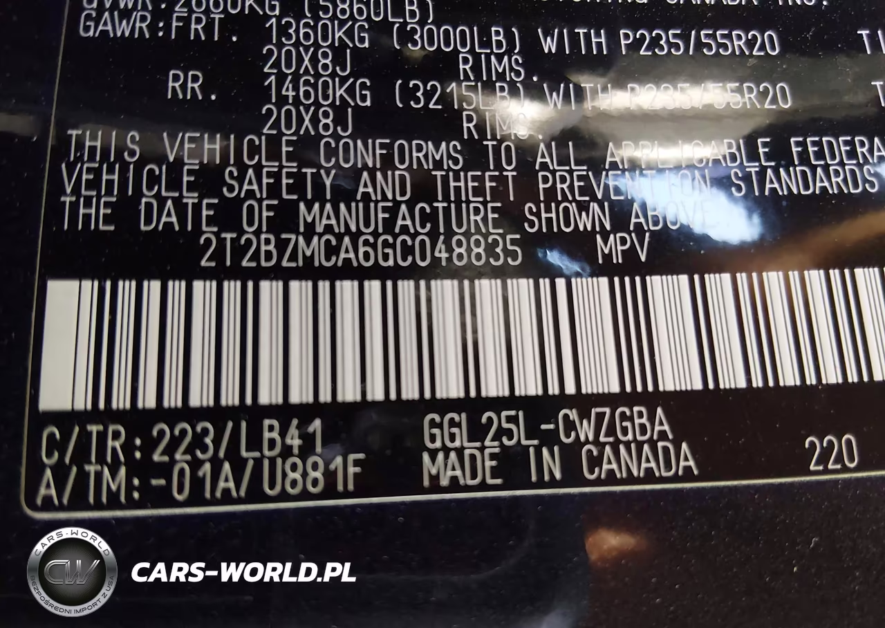 2016 Lexus Rx 350 VIN:2T2BZMCA6GC048835 - 9
