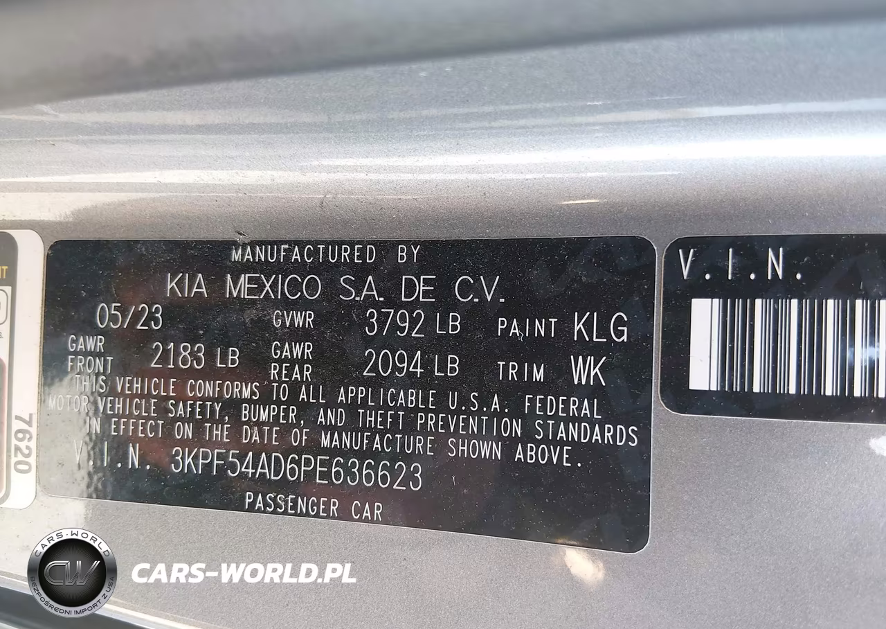 2023 Kia Forte Gt-Line VIN:3KPF54AD6PE636623 - 9