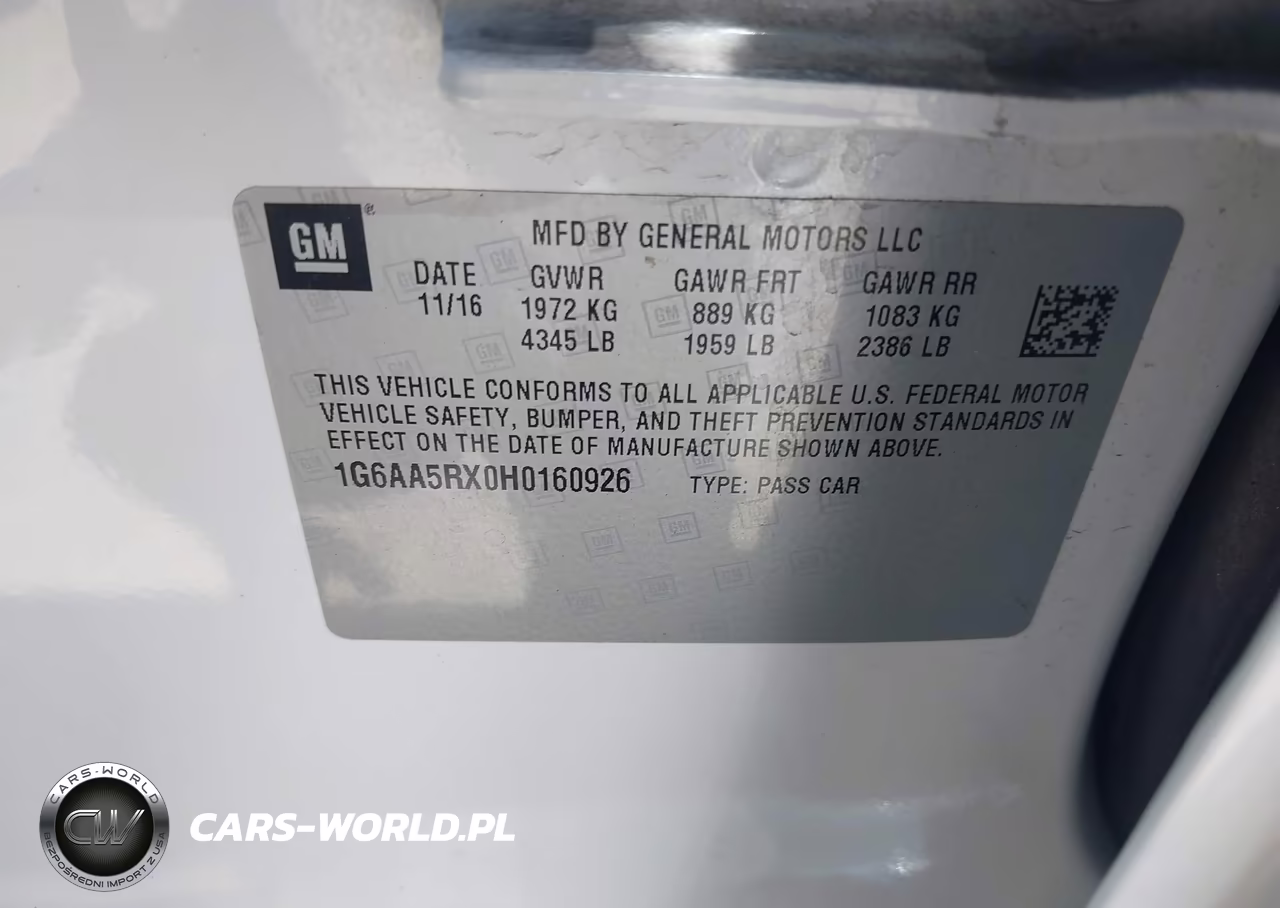2017 Cadillac Ats Standard VIN:1G6AA5RX0H0160926 - 9