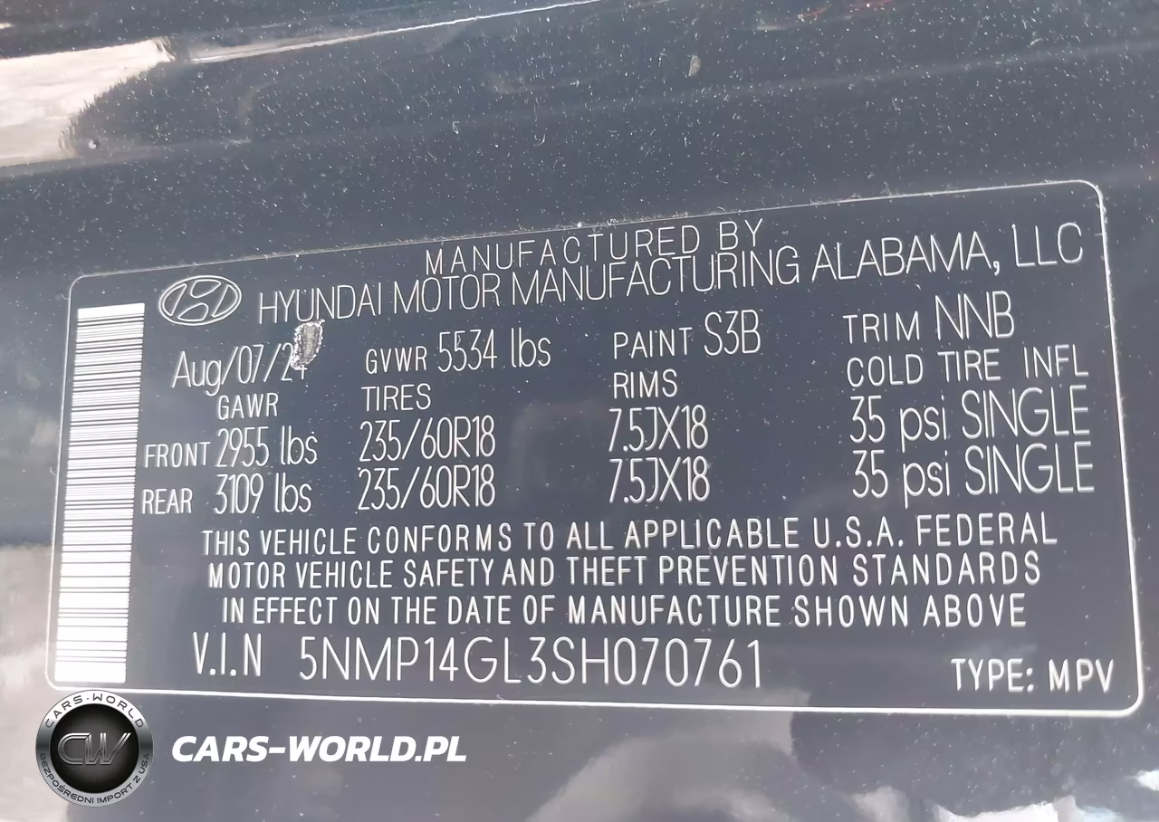 2025 Hyundai Santa Fe Se VIN:5NMP14GL3SH070761 - 9