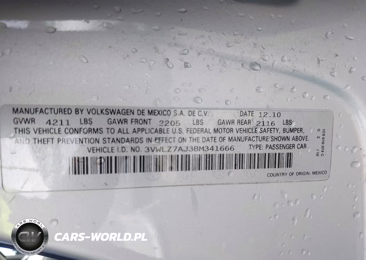2011 Volkswagen Jetta 2.5L Sel VIN:3VWLZ7AJ3BM341666 - 9