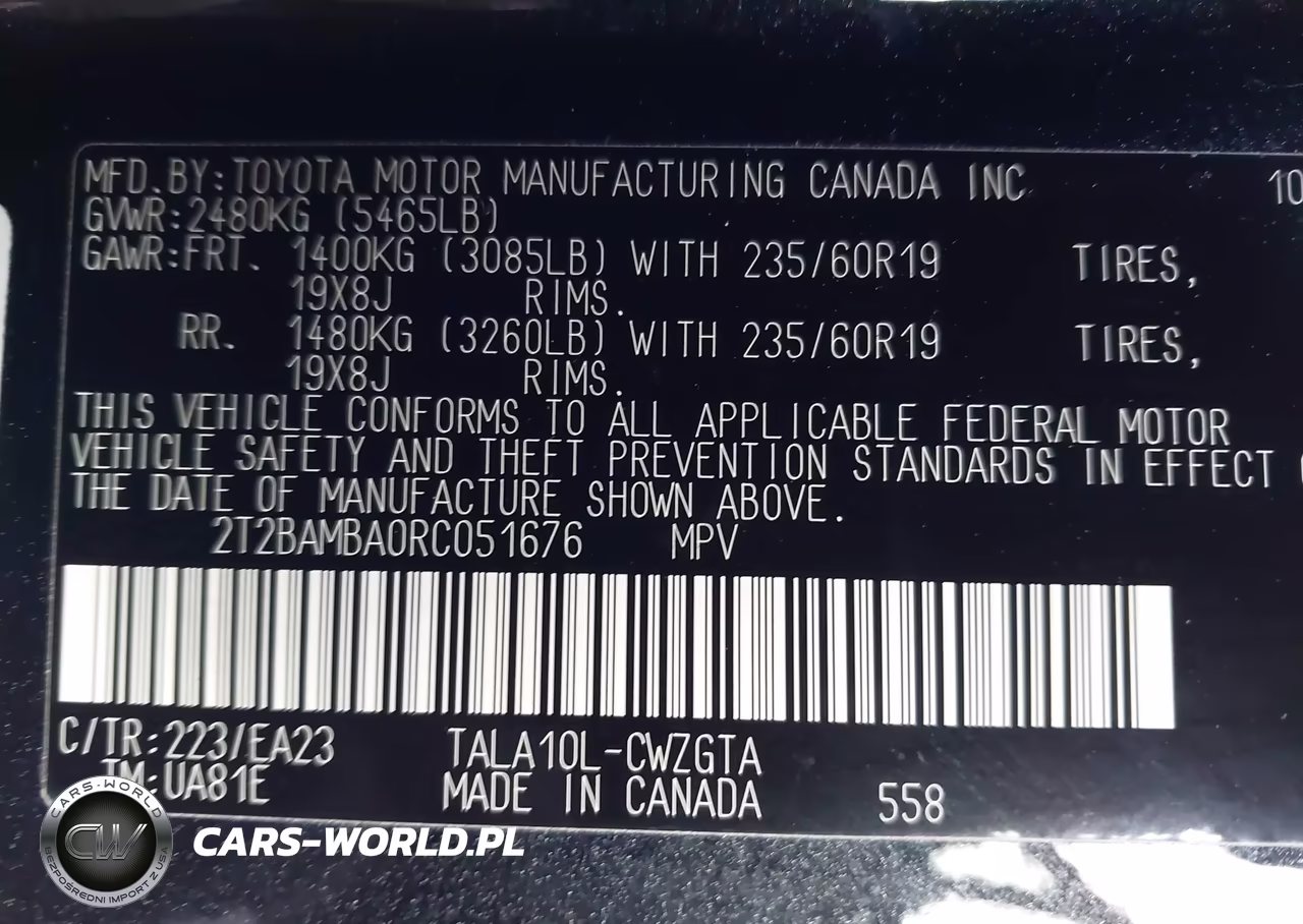 2024 Lexus Rx 350 VIN:2T2BAMBA0RC051676 - 9