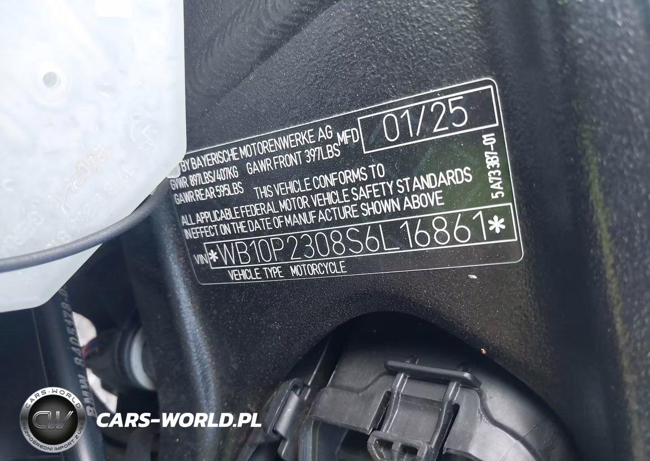 2025 BMW S 1000 Rr VIN:WB10P2308S6L16861 - 10