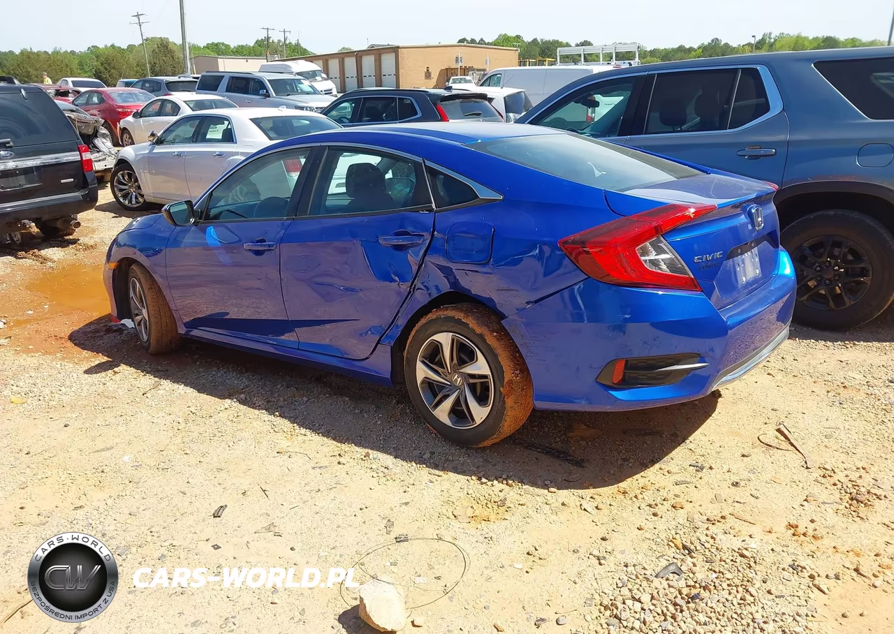 2019 Honda Civic Lx VIN:19XFC2F65KE024720 - 3