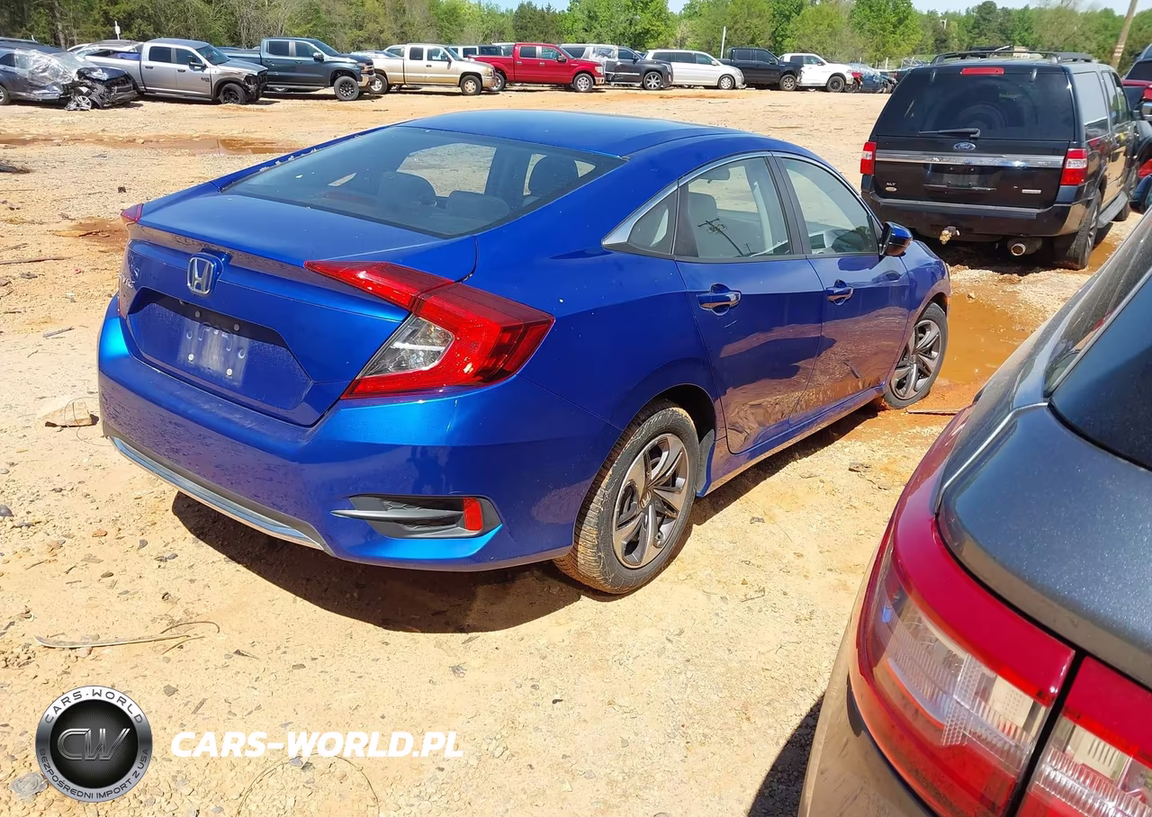 2019 Honda Civic Lx VIN:19XFC2F65KE024720 - 4