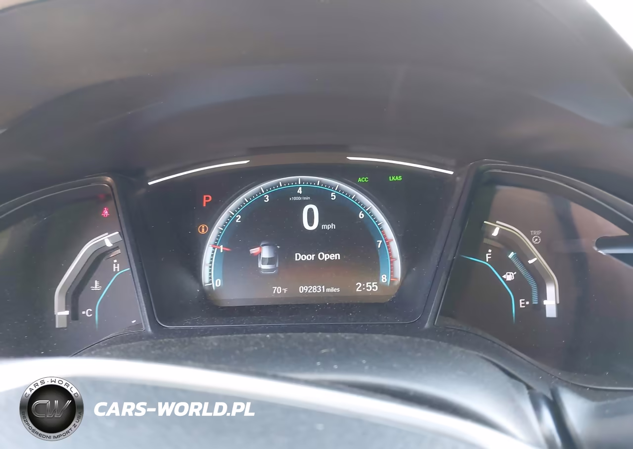 2019 Honda Civic Lx VIN:19XFC2F65KE024720 - 7