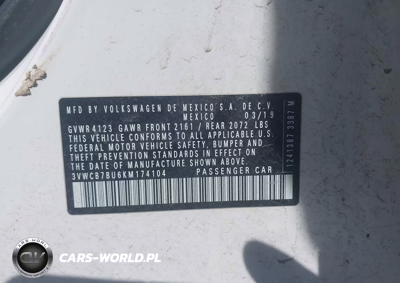 2019 Volkswagen Jetta 1.4T R-Line-1.4T S-1.4T Se VIN:3VWCB7BU6KM174104 - 9