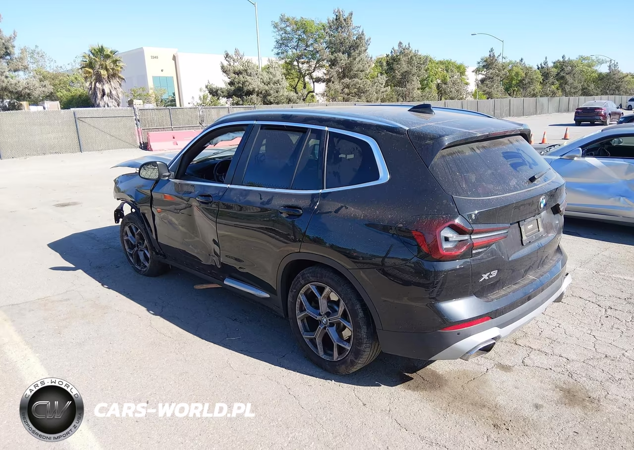 2022 BMW X3 xDrive30I VIN:5UX53DP09N9J61524 - 3