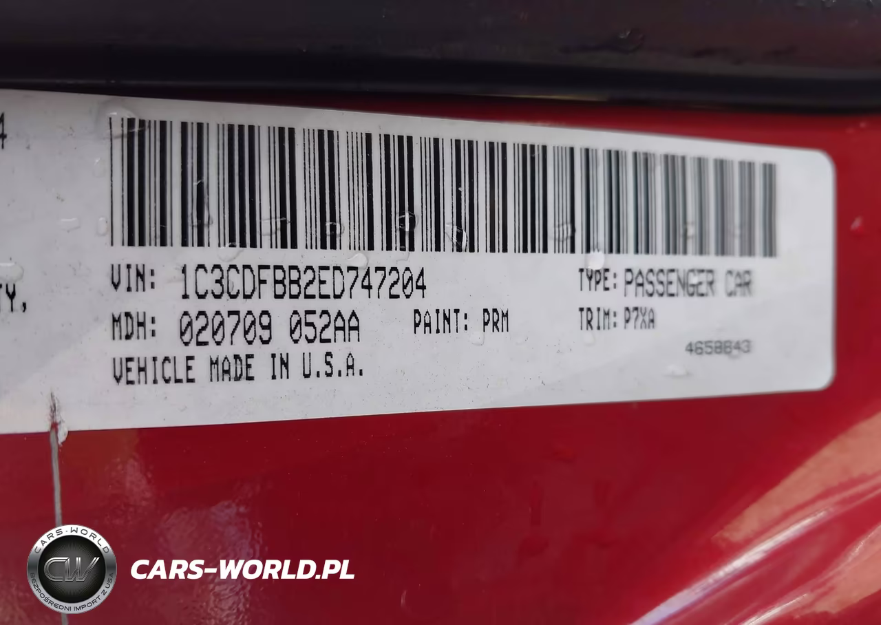 2014 Dodge Dart Sxt VIN:1C3CDFBB2ED747204 - 9