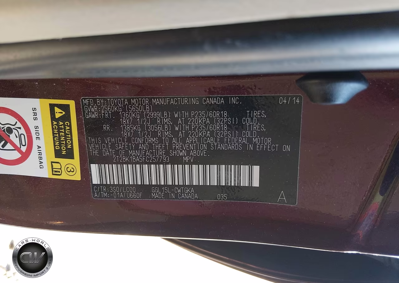 2015 Lexus Rx 350 VIN:2T2BK1BA5FC257793 - 9