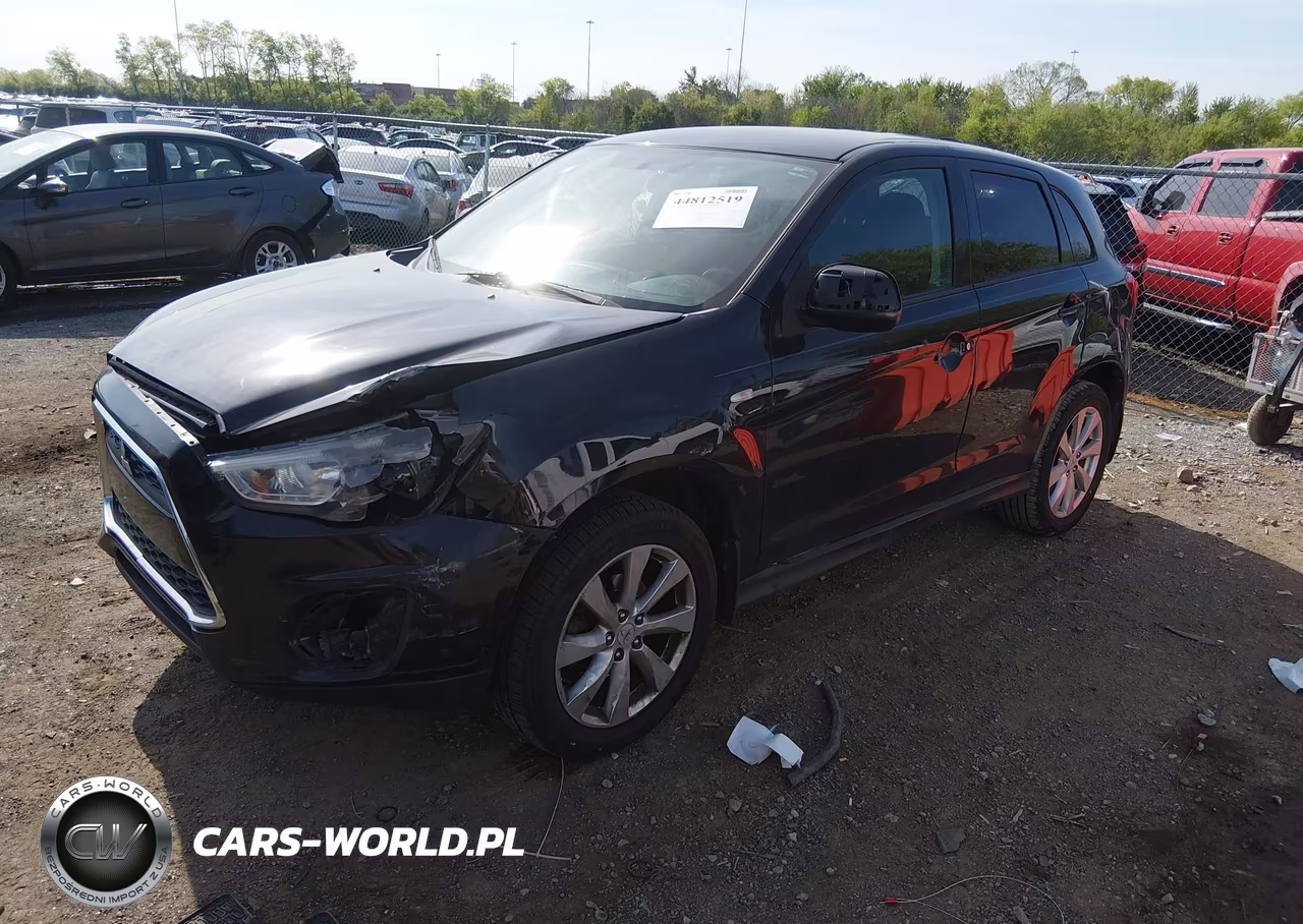 2015 Mitsubishi Outlander Sport Es VIN:4A4AP3AU4FE039388 - 2