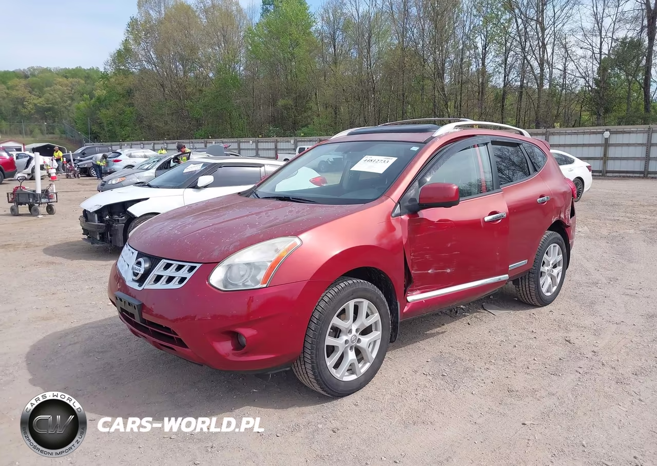 2012 Nissan Rogue Sv W-Sl Pkg VIN:JN8AS5MT1CW258081 - 2