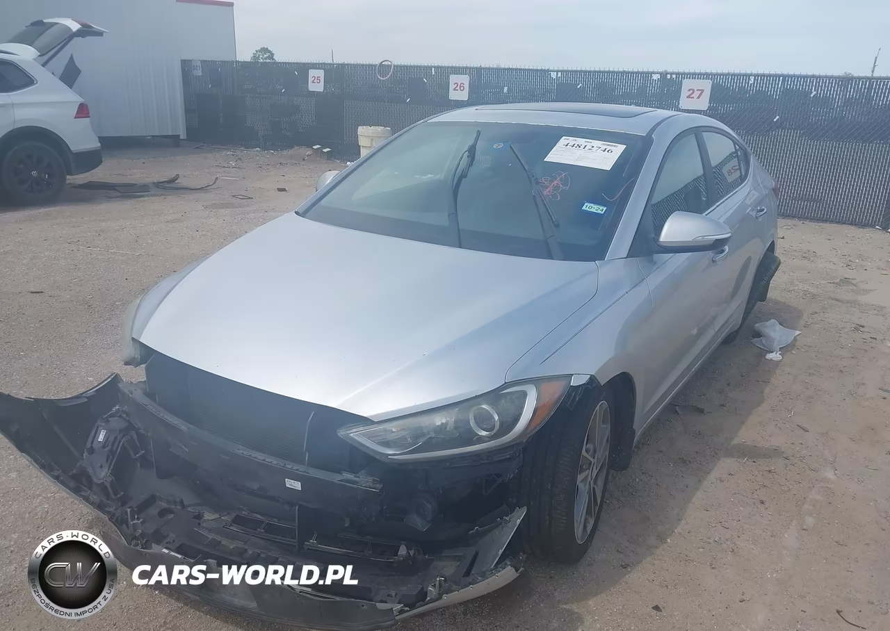2017 Hyundai Elantra Limited VIN:KMHD84LF5HU284601 - 2