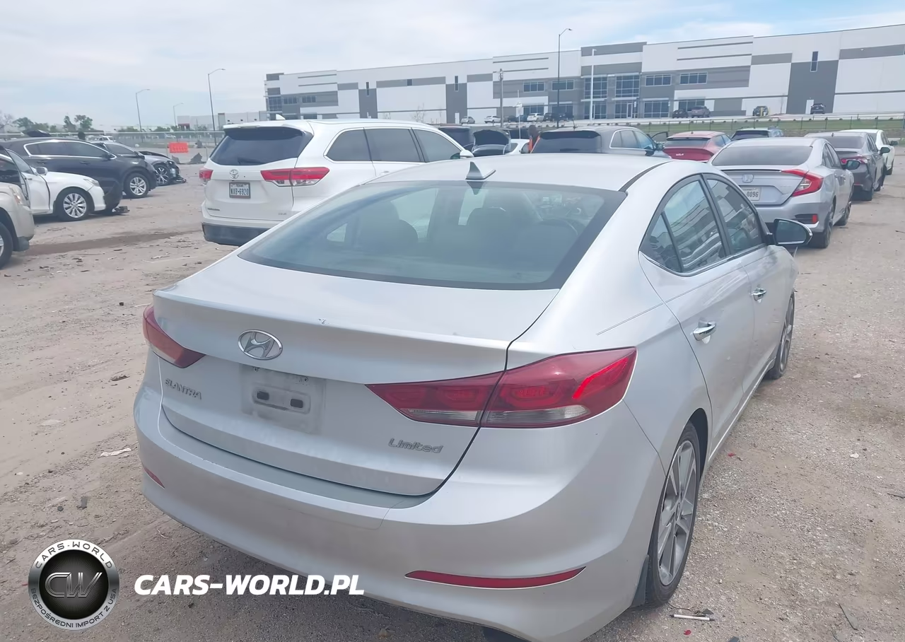 2017 Hyundai Elantra Limited VIN:KMHD84LF5HU284601 - 4