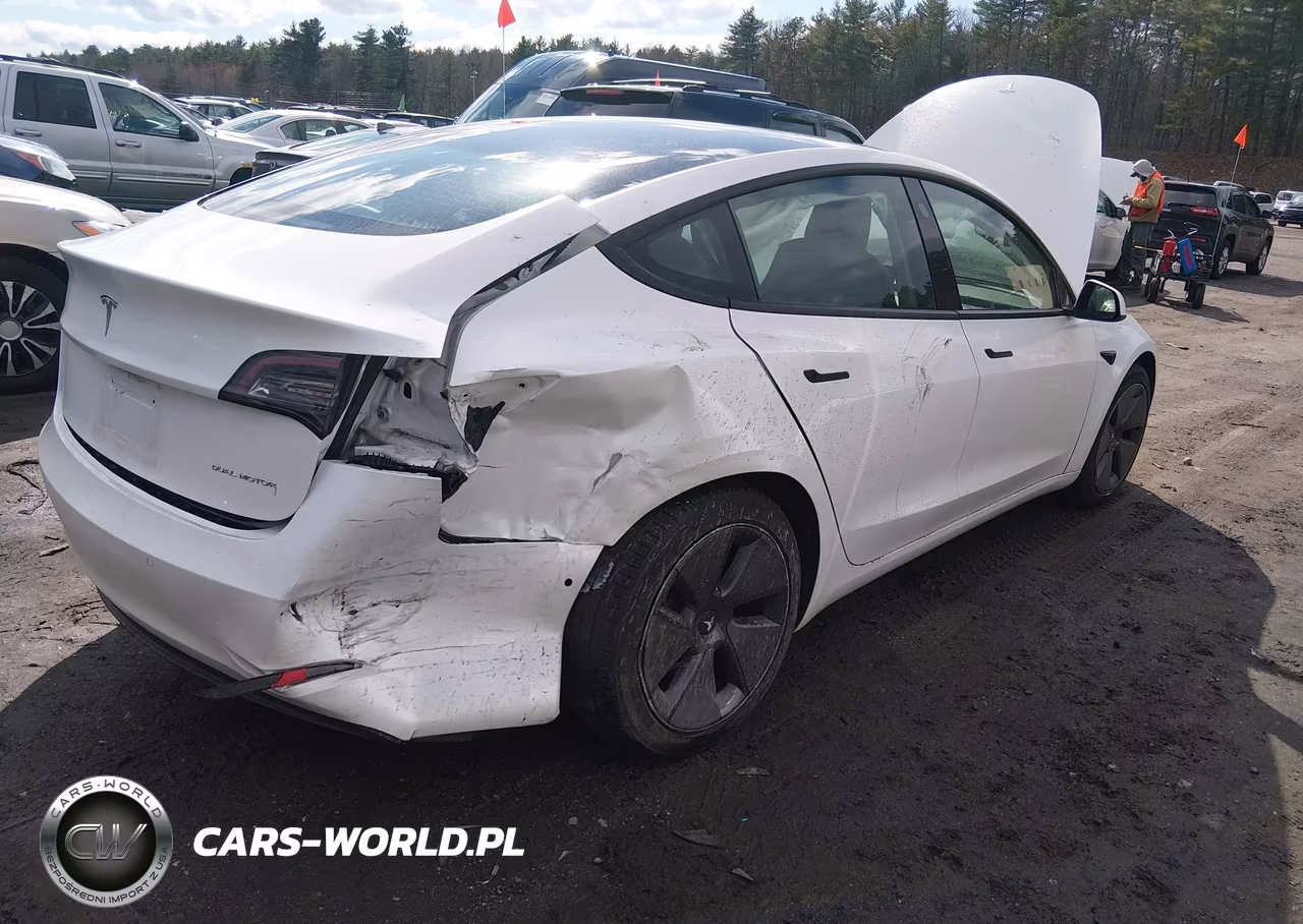 2021 Tesla Model 3 Long Range Dual Motor All-Wheel Drive VIN:5YJ3E1EBXMF056355 - 4