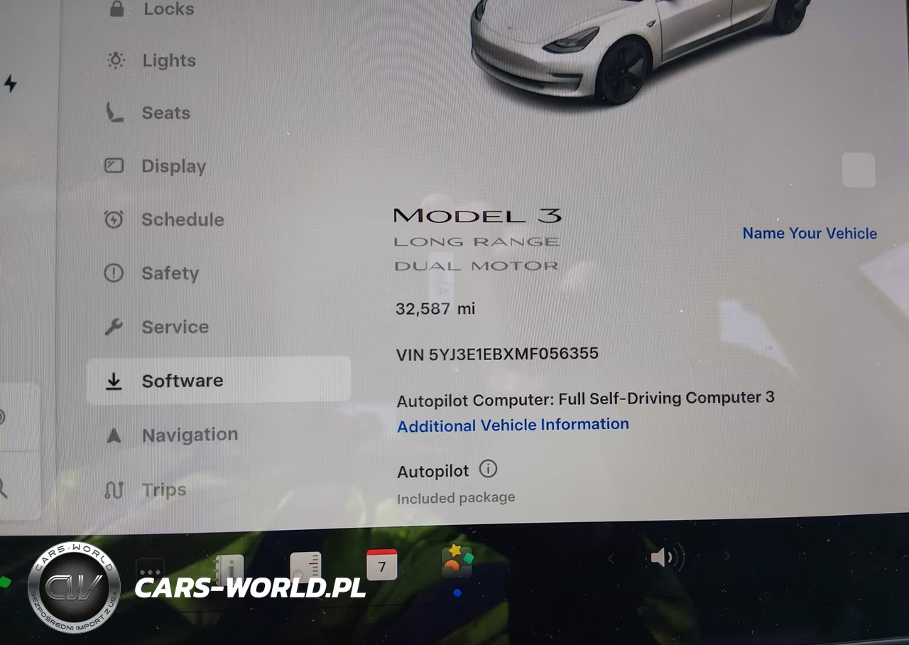 2021 Tesla Model 3 Long Range Dual Motor All-Wheel Drive VIN:5YJ3E1EBXMF056355 - 7