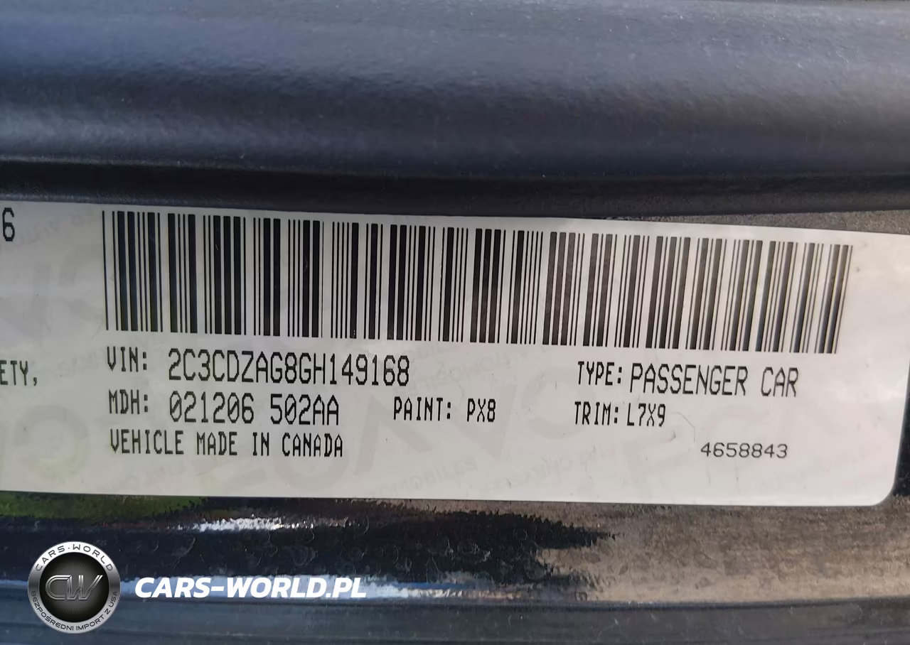 2016 Dodge Challenger Sxt VIN:2C3CDZAG8GH149168 - 9