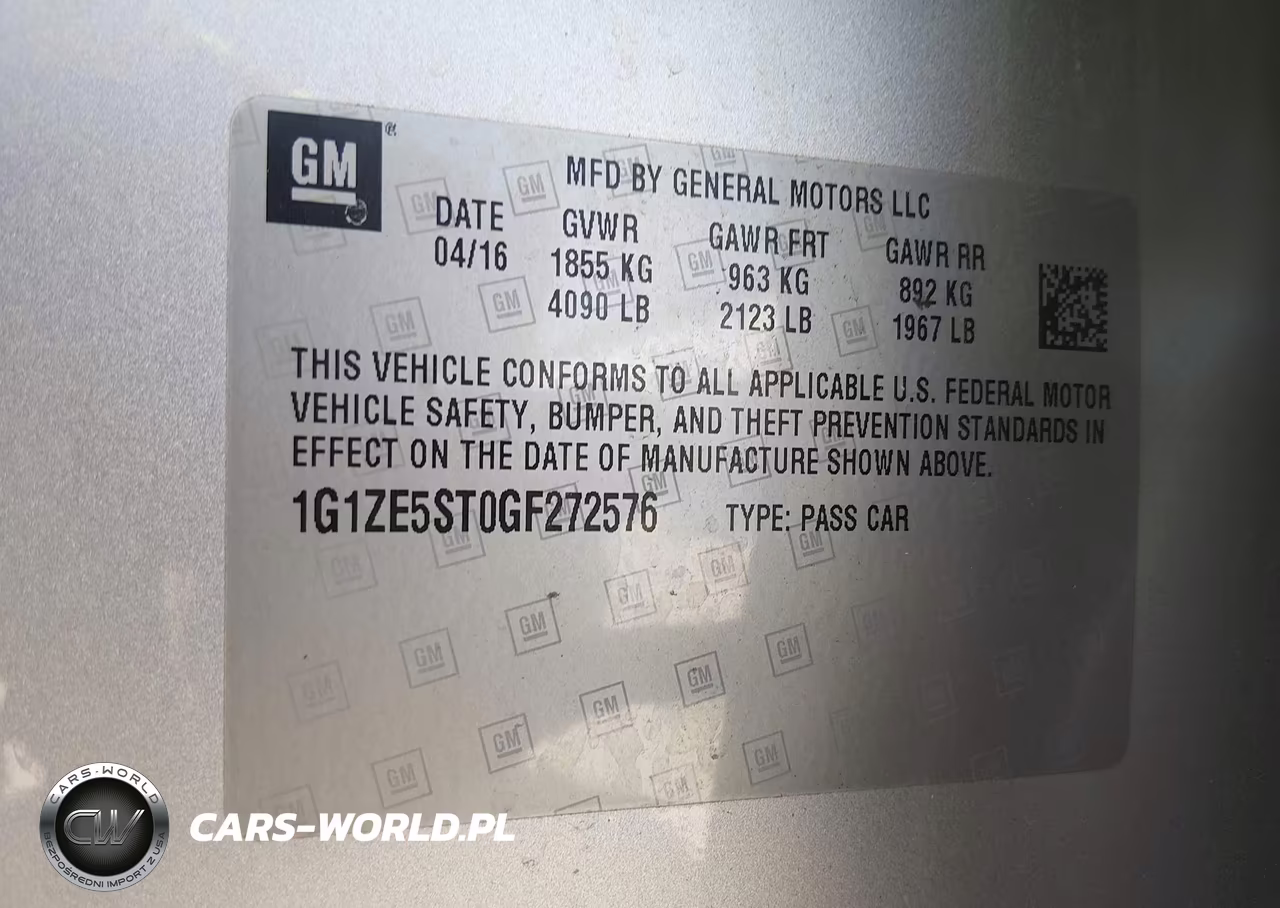 2016 Chevrolet Malibu 1Lt VIN:1G1ZE5ST0GF272576 - 9