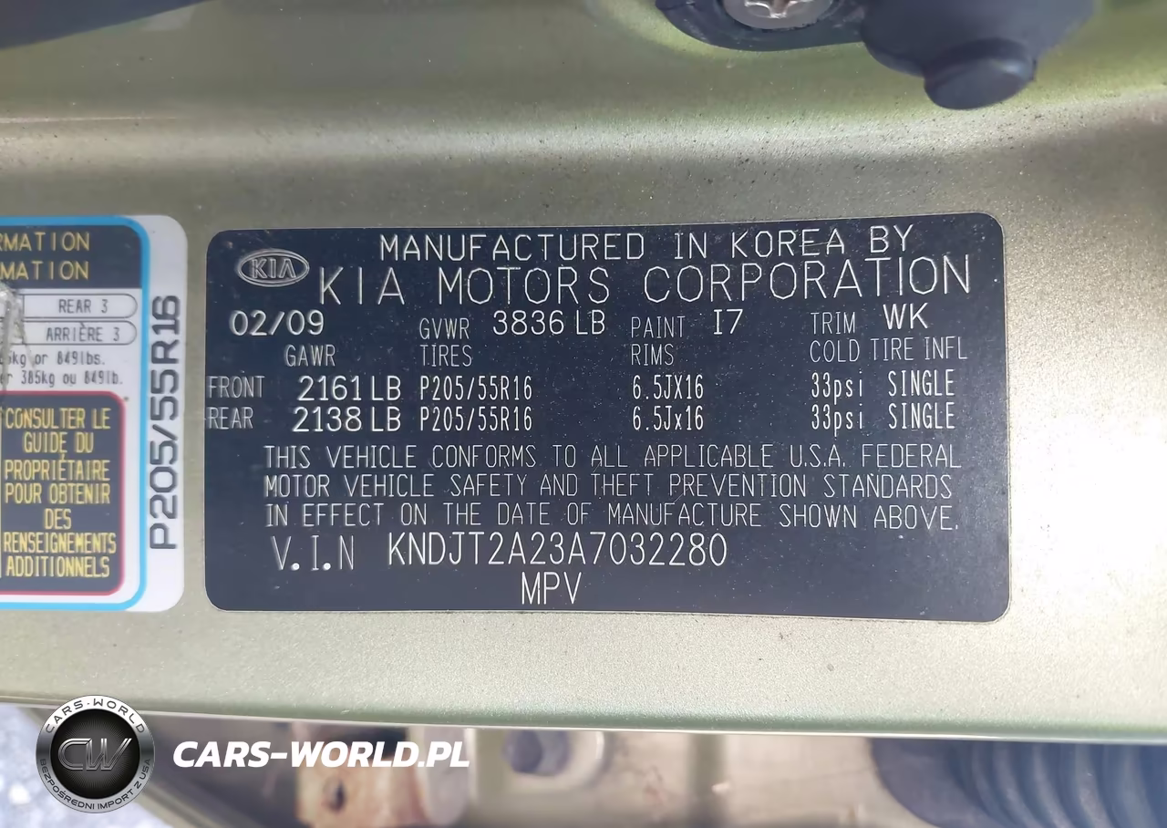 2010 Kia Soul + VIN:KNDJT2A23A7032280 - 9