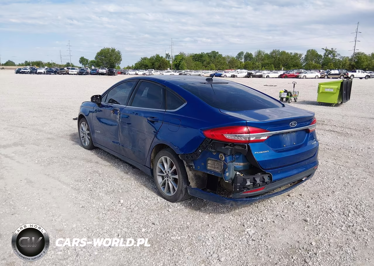 2017 Ford Fusion Hybrid Se VIN:3FA6P0LU7HR143842 - 3