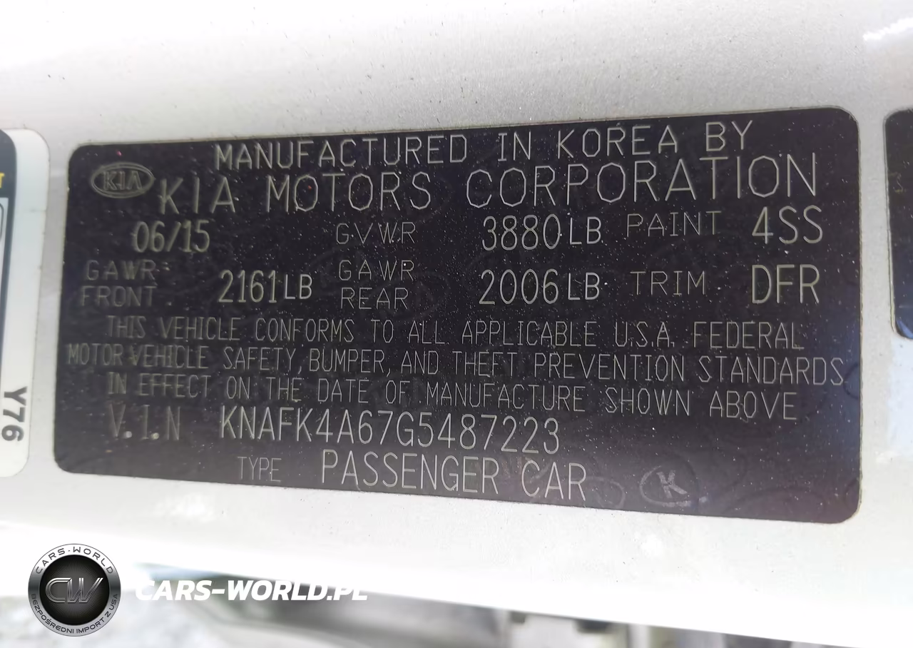 2016 Kia Forte Lx VIN:KNAFK4A67G5487223 - 9