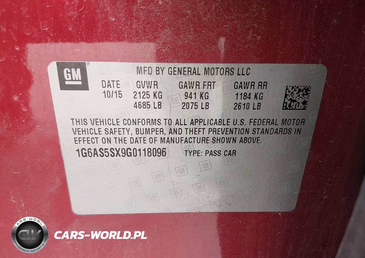2016 Cadillac Cts Performance Collection VIN:1G6AS5SX9G0118096 - 9