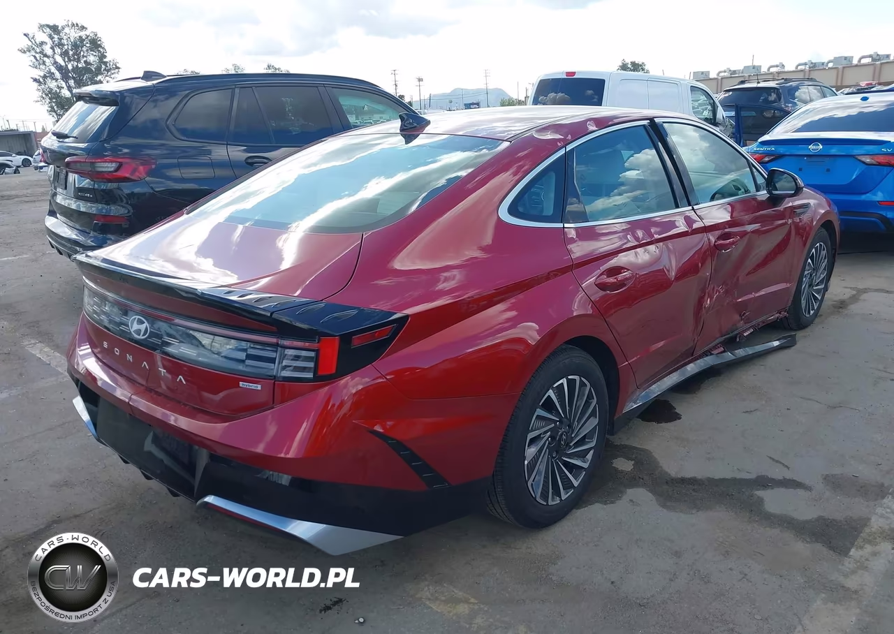 2025 Hyundai Sonata Hybrid Sel VIN:KMHL34JJ9SA121525 - 4