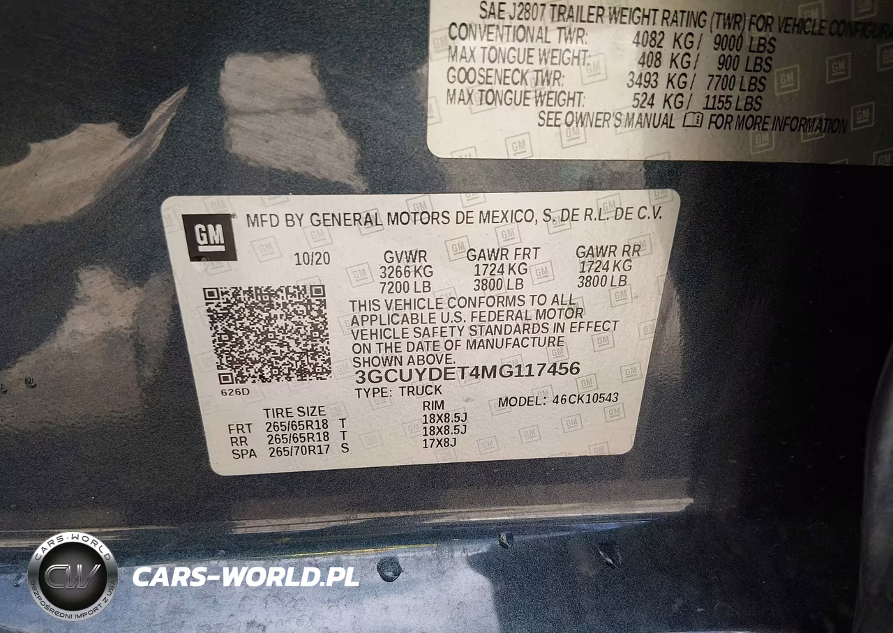 2021 Chevrolet Silverado 1500 VIN:3GCUYDET4MG117456 - 9
