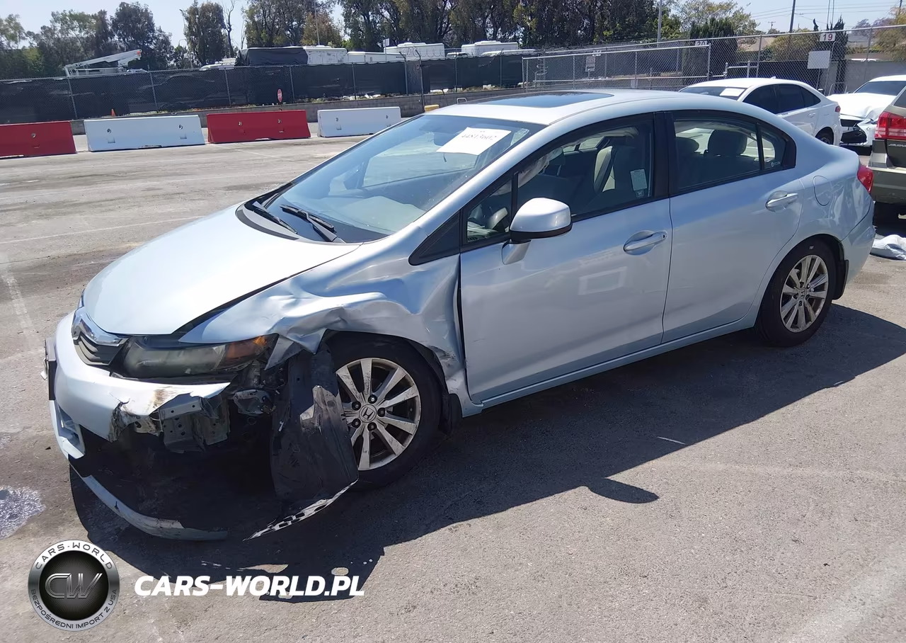 2012 Honda Civic Ex VIN:19XFB2F87CE302202 - 2