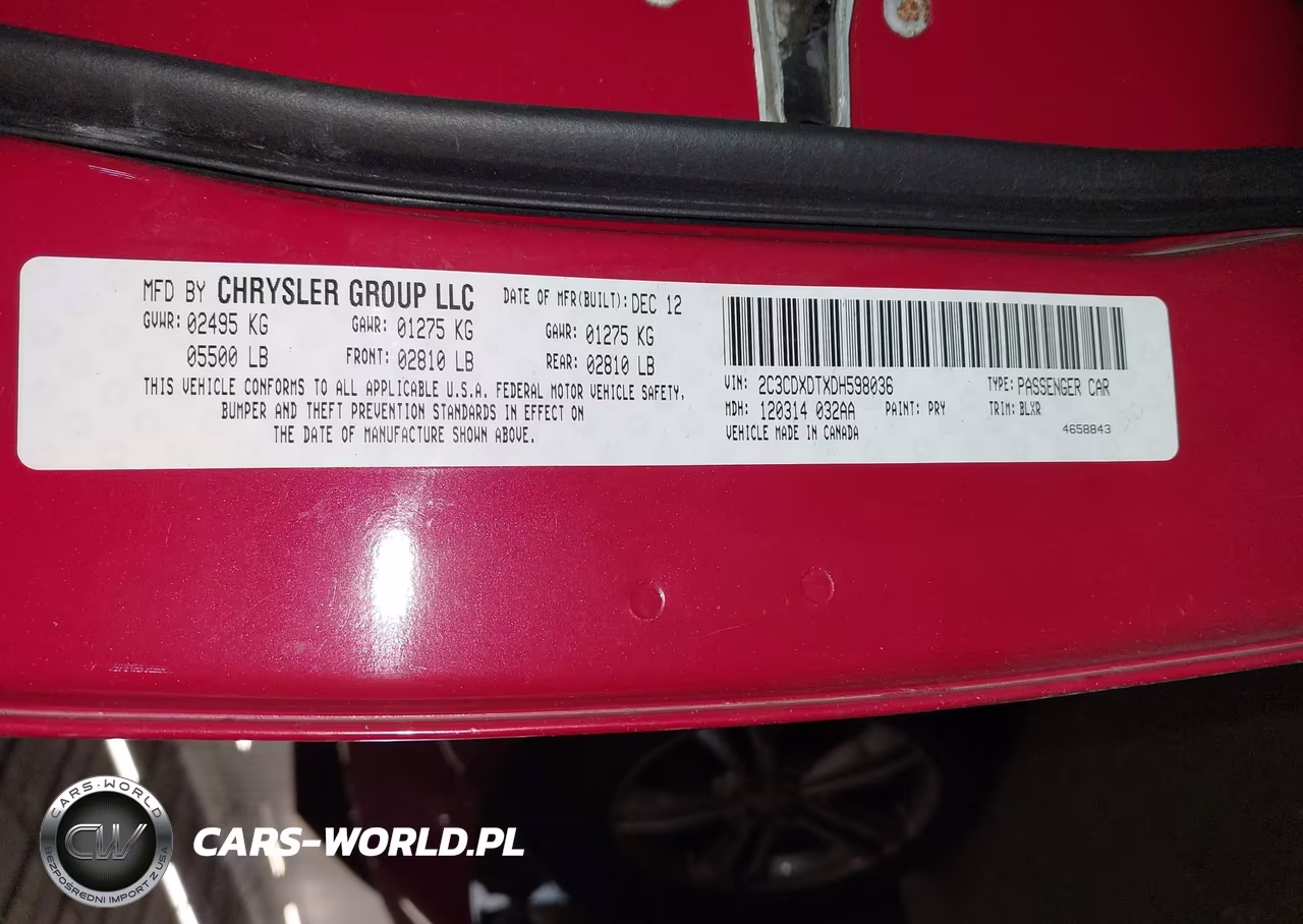 2013 Dodge Charger R-T Plus VIN:2C3CDXDTXDH598036 - 9