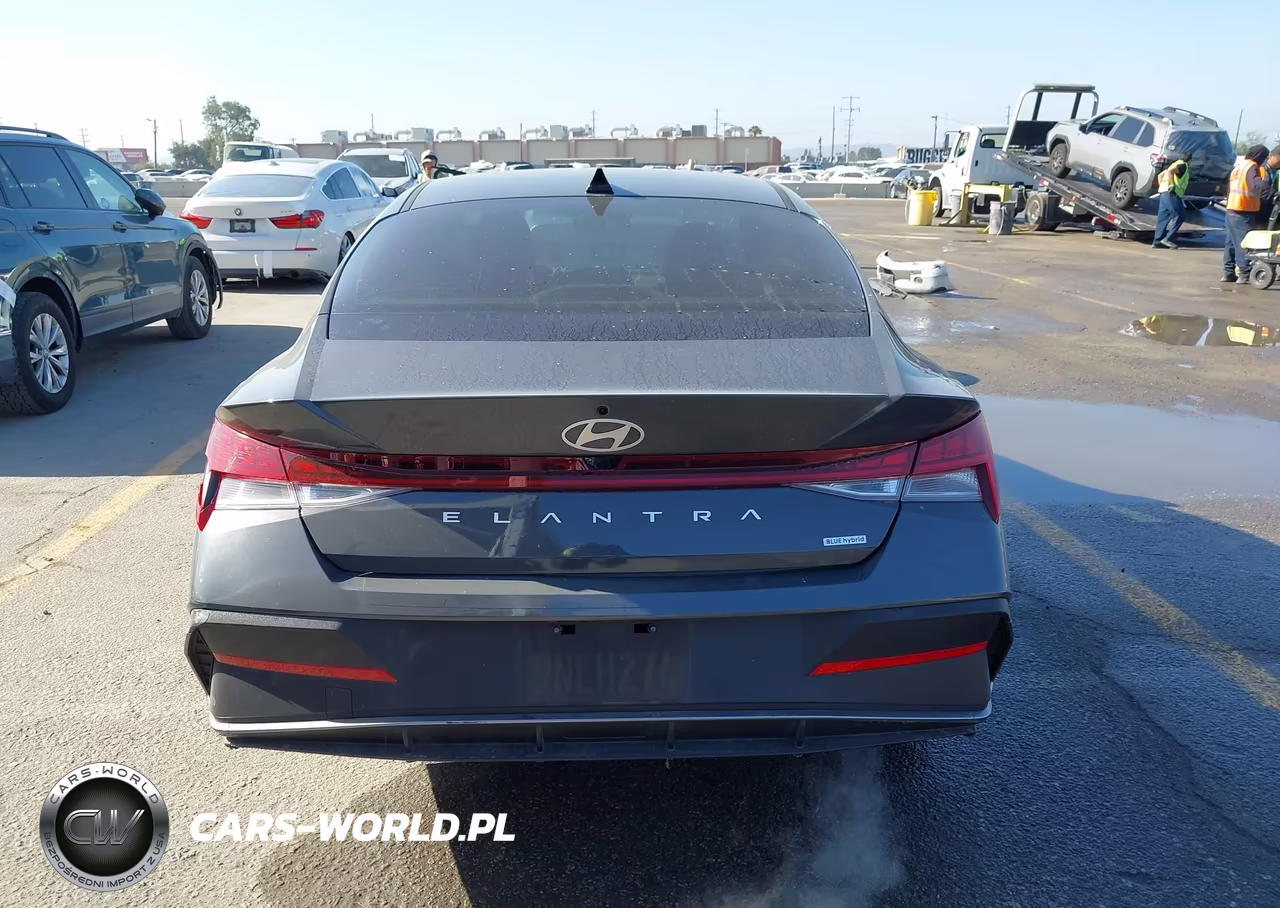 2024 Hyundai Elantra Hybrid Blue VIN:KMHLM4DJ0RU119521 - 17