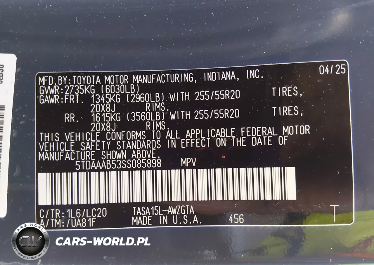2025 Toyota Grand Highlander Limited VIN:5TDAAAB53SS085898 - 9