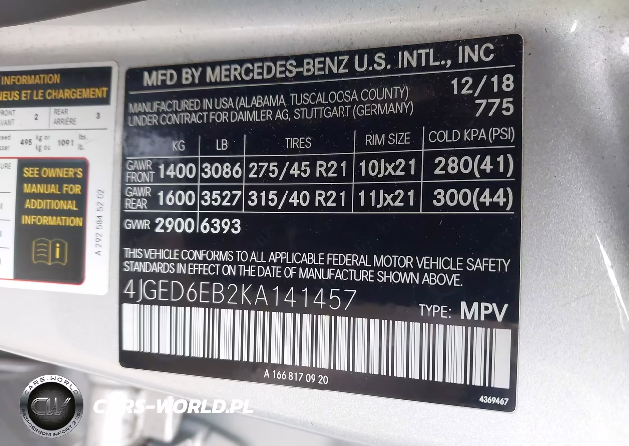 2019 Mercedes-Benz Amg Gle 43 Coupe 4Matic VIN:4JGED6EB2KA141457 - 9